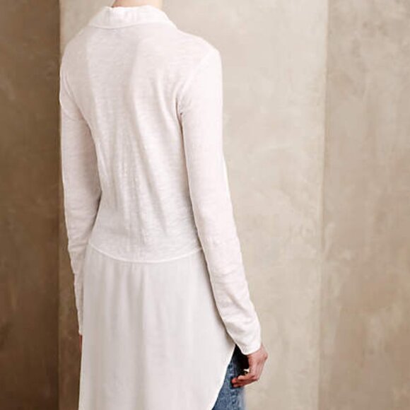 Anthropologie Left of Center Cotton Tunic Top Large NWT - Picture 6 of 10